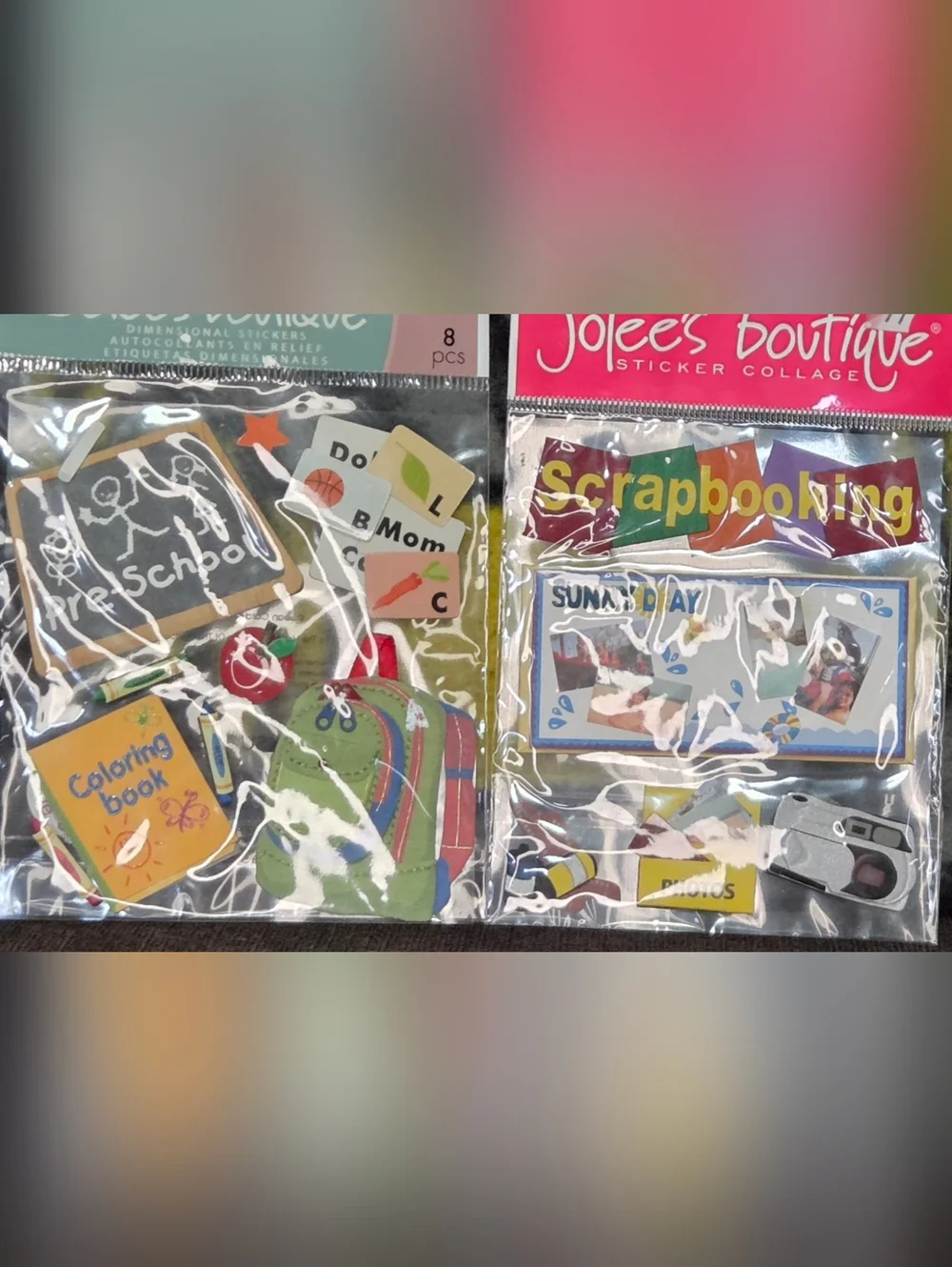 Assorted Brand Scrapbooking Sticker Sets - Picture 5 of 6
